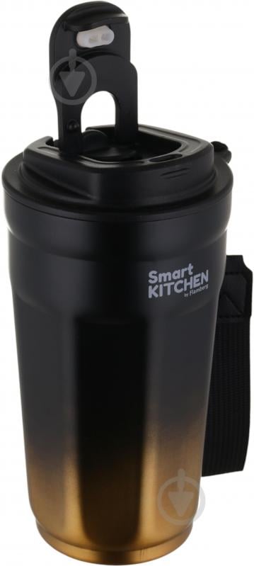 Термочашка Flamberg Terra 450 мл чорний/коричневий - фото 3 Термочашка Flamberg Terra 450 мл чорний/коричневий - фото 3