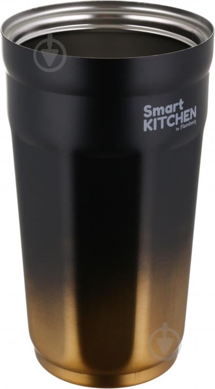 Термочашка Flamberg Terra 450 мл чорний/коричневий - фото 8 Термочашка Flamberg Terra 450 мл чорний/коричневий - фото 8