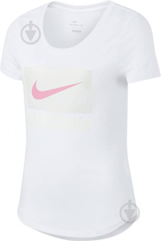 Футболка Nike G NSW DRY LEG GO SCOOP UV CV2181-100 р.S білий - фото 1