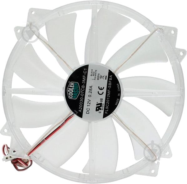 Корпусный кулер Cooler Master MegaFlow 200 Blue LED Silent Fan (R4-LUS-07AB-GP) - фото 2