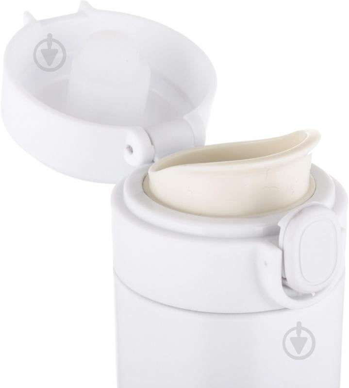 Термочашка Flamberg Mono 350 мл белый - фото 4