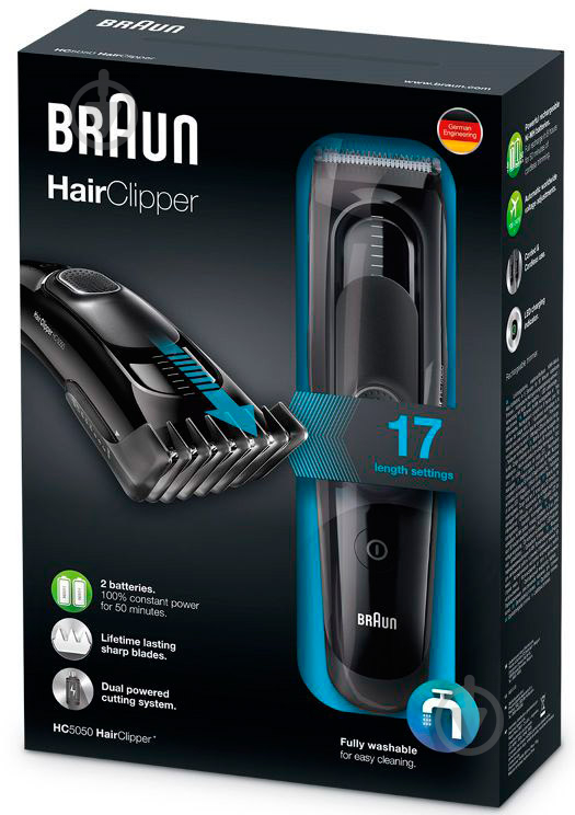 Машинка для підстригання Braun Hair Clipper HC 5050 - фото 3