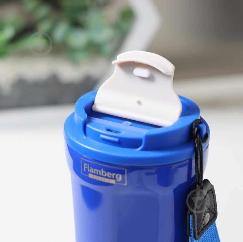 Термочашка Flamberg Mahoney 400 мл синий - фото 5