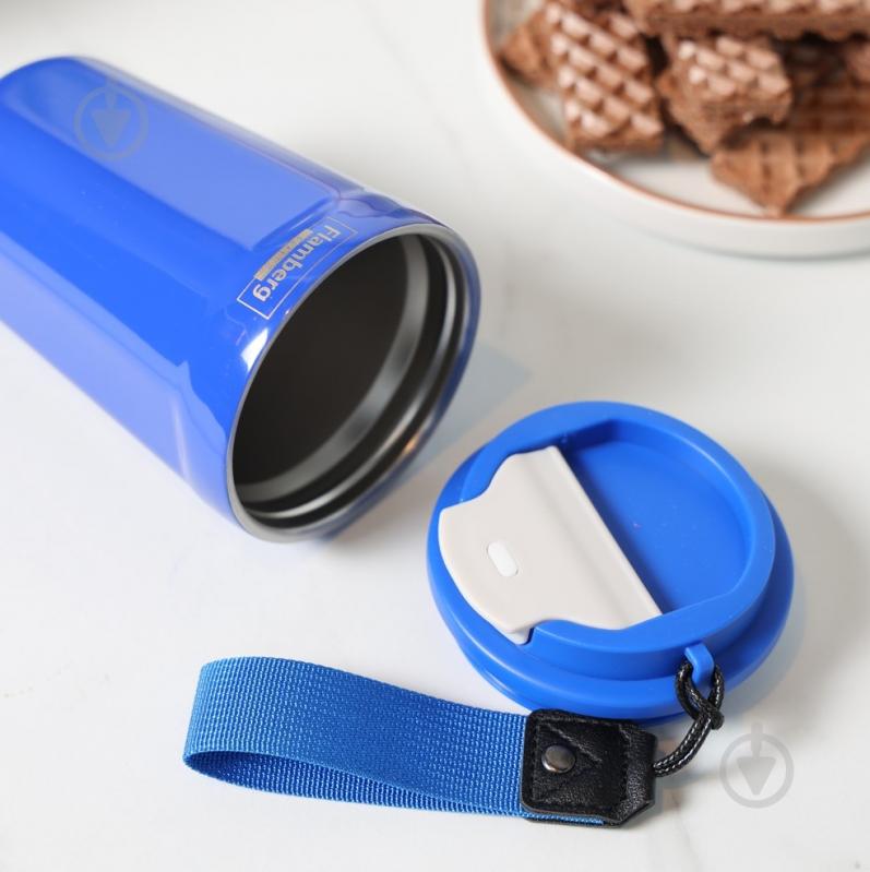 Термочашка Flamberg Mahoney 400 мл синий - фото 16