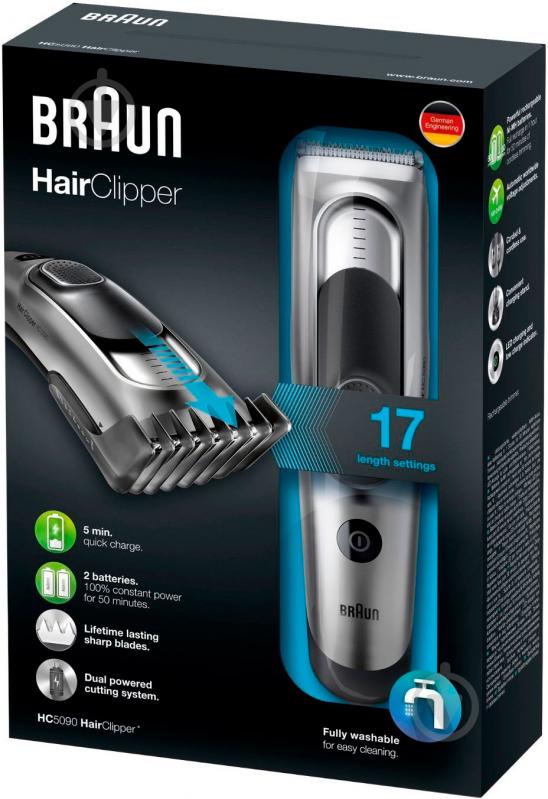 Машинка для стрижки Braun Hair Clipper HC 5090 - фото 6