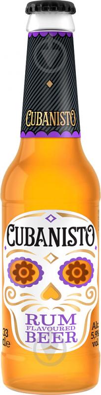 Пиво Cubanisto світле фільтроване 5,9% 0,33 л - фото 1