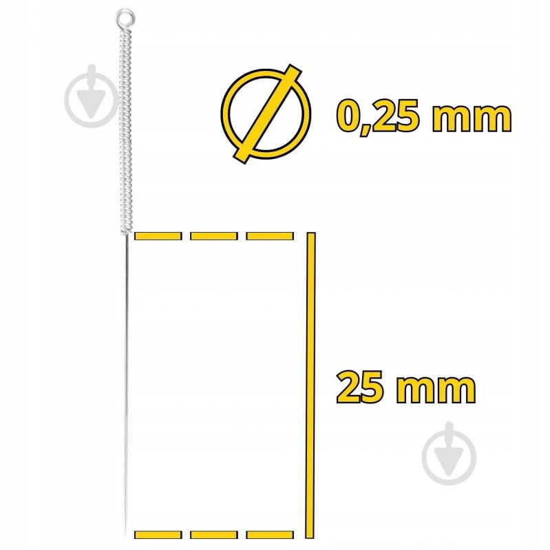 Иглы акупунктурные 4fizjo 0,25 х 25 мм с направляющей 100 шт. (P-5907739318930) - фото 2