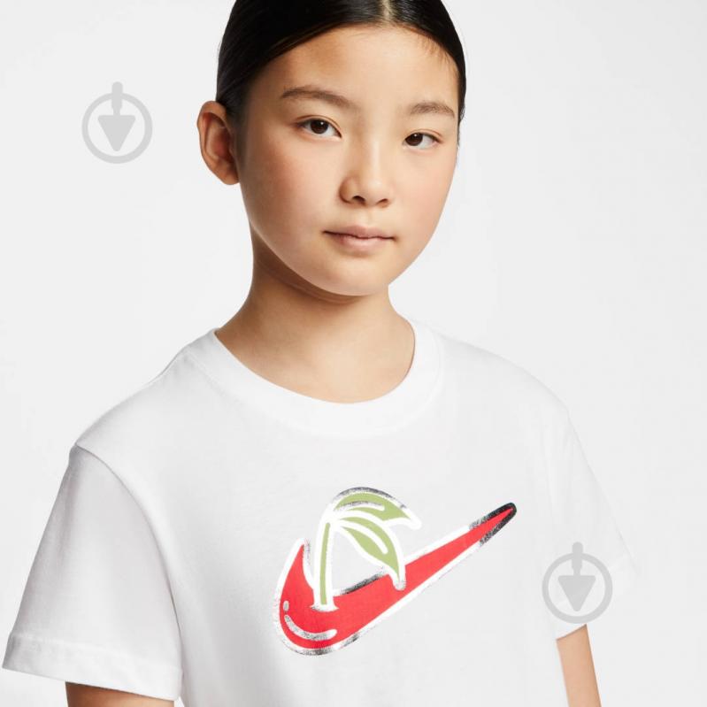 Футболка Nike G NSW TEE DPTL PICNIC CV2191-100 р.M белый - фото 6