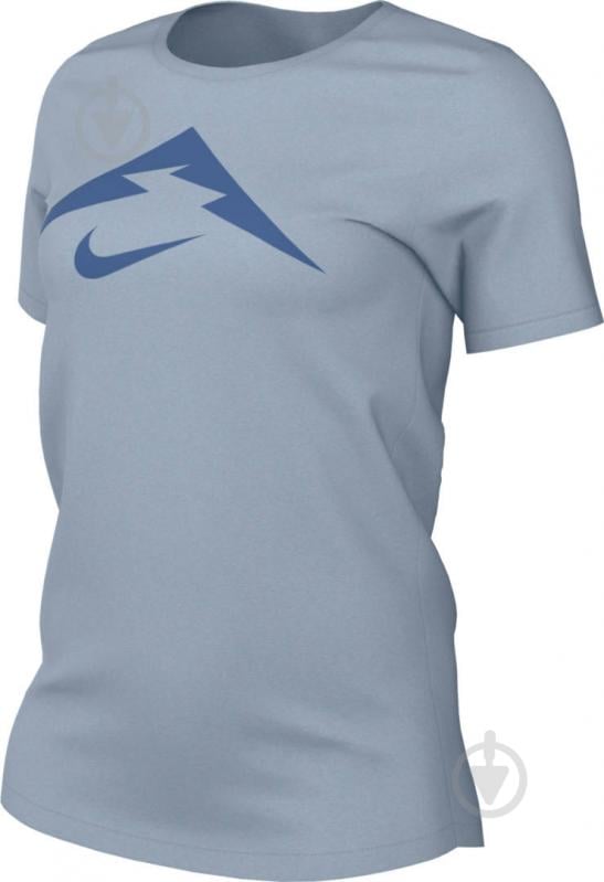 Футболка Nike W NK DF TRAIL TEE FQ4987-440 р.M сірий - фото 5