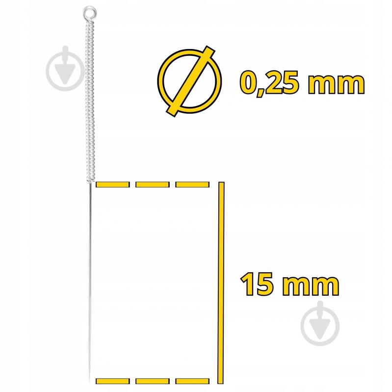 Иглы акупунктурные 4fizjo 0,25 х 15 мм с направляющей 100 шт. (P-5907739318923) - фото 2
