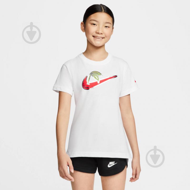 Футболка Nike G NSW TEE DPTL PICNIC CV2191-100 р.L білий - фото 4