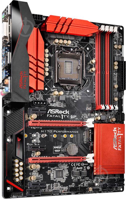 Материнська плата ASRock H170_PERFORMANCE (Socket 1151, Intel H170, ATX) - фото 2