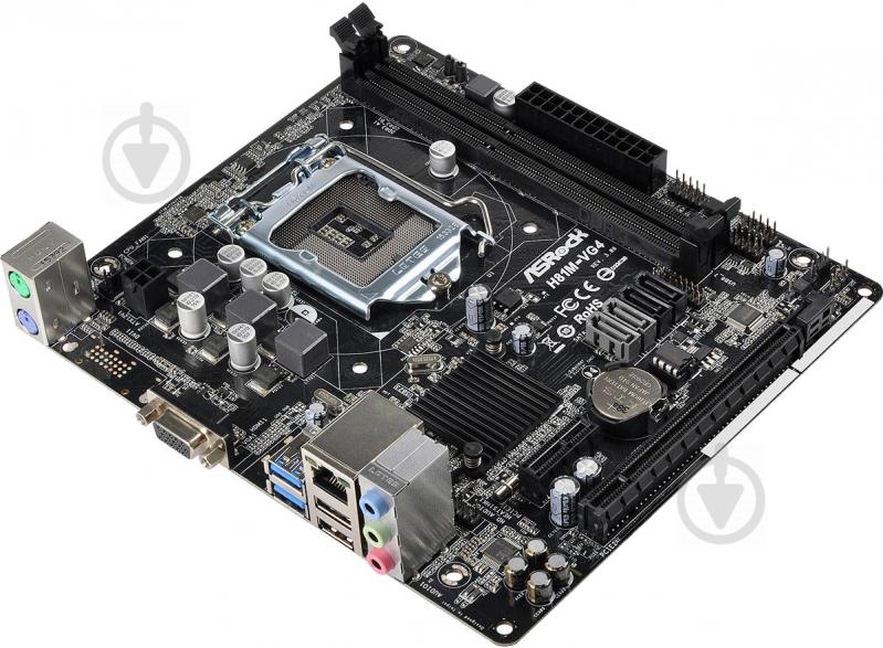 Материнська плата ASRock H81M-VG4_R3.0 (Socket 1150, Intel H81, mirco ATX) - фото 3