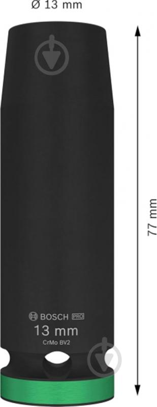 Головка 1/2" 13 мм Bosch PRO Deep 1 шт. 2608003047 - фото 3 Головка 1/2" 13 мм Bosch PRO Deep 1 шт. 2608003047 - фото 3