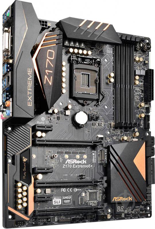 Материнская плата ASRock Z170_EXTREME6_Plus (Socket 1151, Intel Z170, ATX) - фото 2