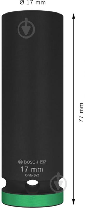 Головка 1/2" 17 мм Bosch PRO Deep 1 шт. 2608003049 - фото 3 Головка 1/2" 17 мм Bosch PRO Deep 1 шт. 2608003049 - фото 3