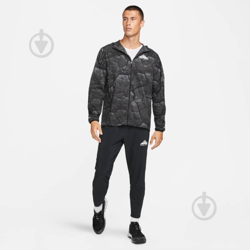 Ветровка мужская демисезонная Nike M NK AIREEZ JACKET AOP DX6885-254 р.XL черная - фото 5