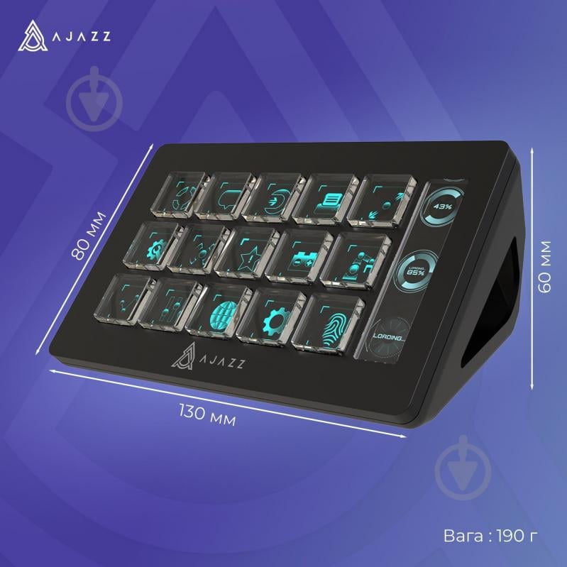 Ajazz (AKP153E-B) AKP153E Black - фото 15