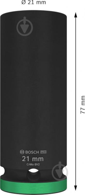 Головка 1/2" 21 мм Bosch PRO Deep 1 шт. 2608003052 - фото 3 Головка 1/2" 21 мм Bosch PRO Deep 1 шт. 2608003052 - фото 3