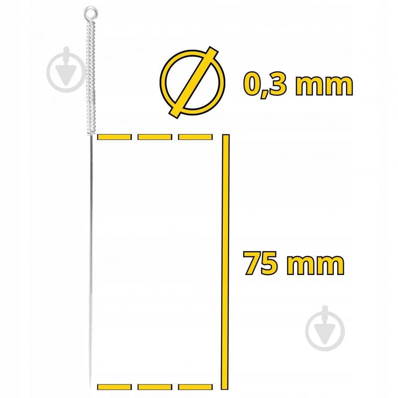 Иглы акупунктурные 4fizjo 0,3 х 75 мм с направляющей 100 шт. (P-5907739318961) - фото 2
