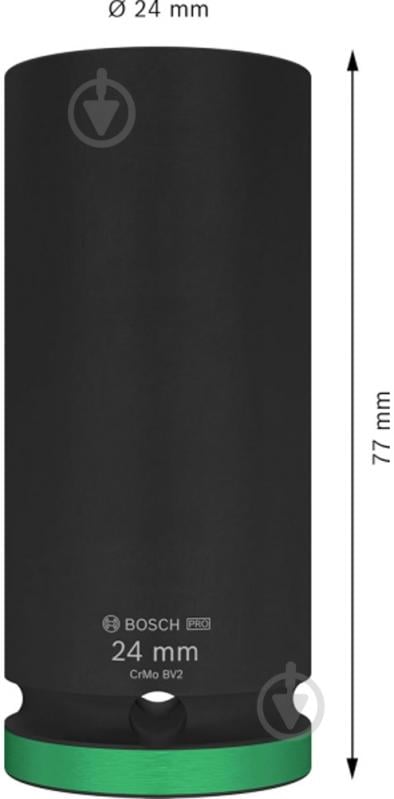 Головка 1/2" 24 мм Bosch PRO Deep 1 шт. 2608003055 - фото 3 Головка 1/2" 24 мм Bosch PRO Deep 1 шт. 2608003055 - фото 3