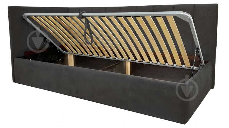 Диван прямой Кедр Виктория L графит 2140x1040x930 мм - фото 3 Диван прямой Кедр Виктория L графит 2140x1040x930 мм - фото 3