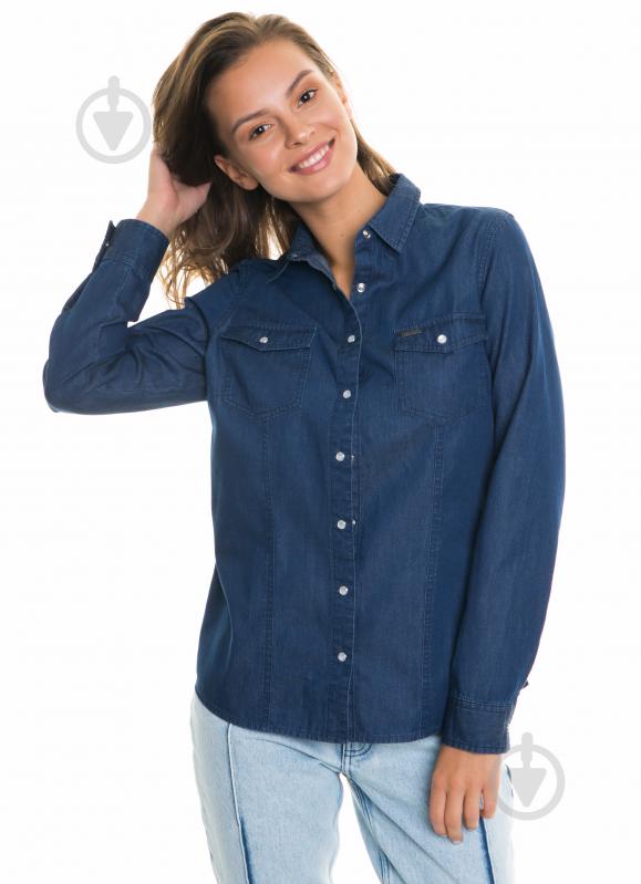 Рубашка Big Star ELORA 145715500 р. XL темно-синий - фото 1 Рубашка Big Star ELORA 145715500 р. XL темно-синий - фото 1