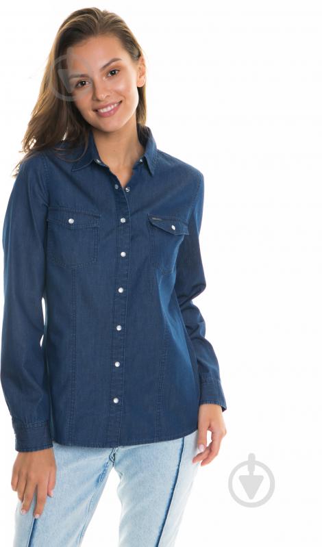 Рубашка Big Star ELORA 145715500 р. XL темно-синий - фото 3 Рубашка Big Star ELORA 145715500 р. XL темно-синий - фото 3