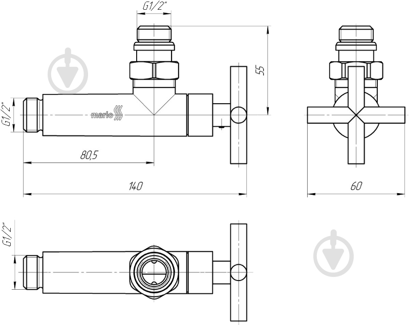 Комплект кранов Mario Ретро - фото 2