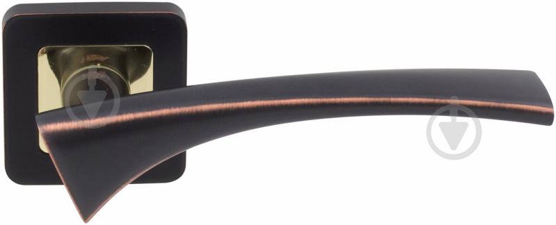 Ручка на розетке RDA Como золотой/черный - фото 1