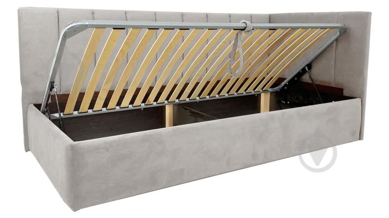 Диван прямой Кедр Виктория R светло-серый 2140x1040x930 мм - фото 3 Диван прямой Кедр Виктория R светло-серый 2140x1040x930 мм - фото 3