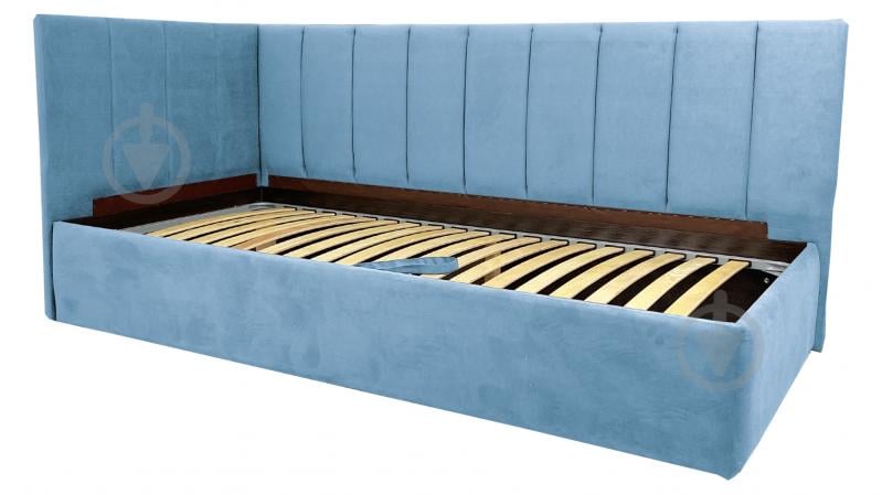 Диван прямой Кедр Виктория L голубой 2140x1040x930 мм - фото 2 Диван прямой Кедр Виктория L голубой 2140x1040x930 мм - фото 2