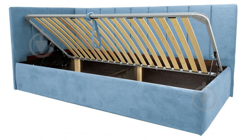 Диван прямой Кедр Виктория L голубой 2140x1040x930 мм - фото 3 Диван прямой Кедр Виктория L голубой 2140x1040x930 мм - фото 3