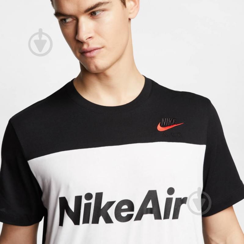 Футболка Nike M NSW AIR TEE SS CV2210-010 р.2XL чорний - фото 6 Футболка Nike M NSW AIR TEE SS CV2210-010 р.2XL чорний - фото 6