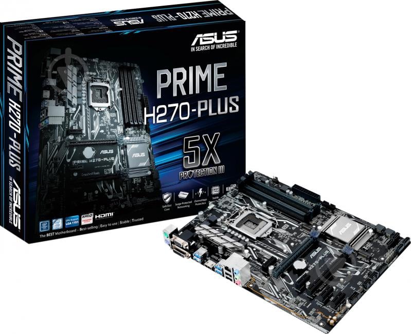 Материнская плата Asus PRIME H270-PLUS (Socket 1151, Intel H270, ATX) - фото 4