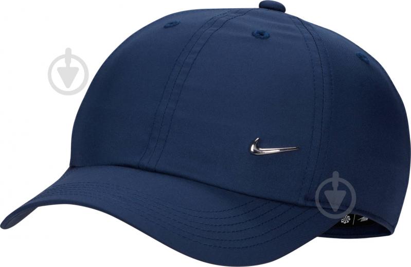 Кепка Nike K NK DF CLUB CAP US CB MTSWSH FB5064-410 os синий - фото 2