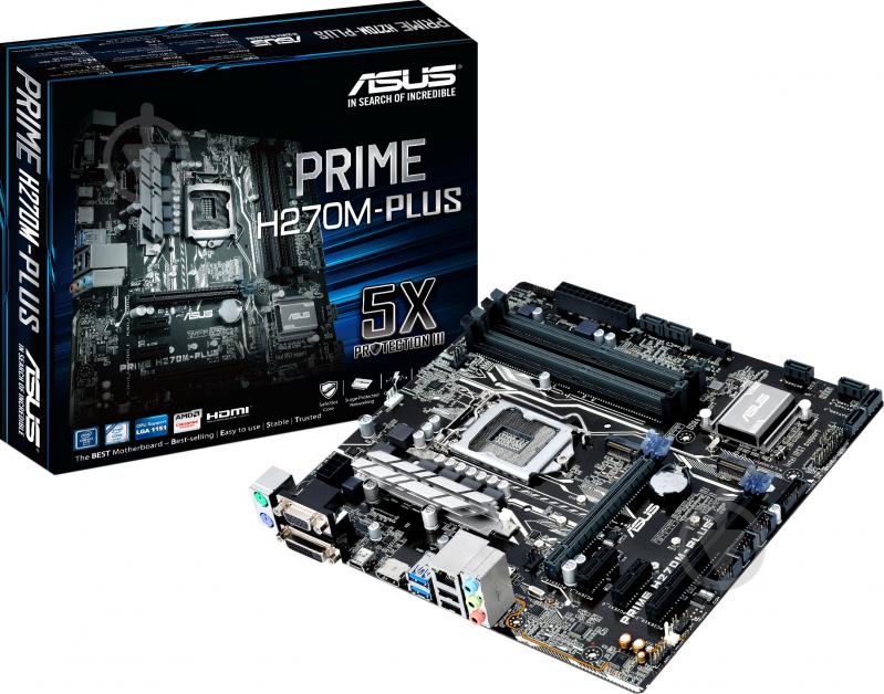 Материнская плата Asus PRIME_H270M-PLUS (Socket 1151, Intel H270, mirco ATX) - фото 5