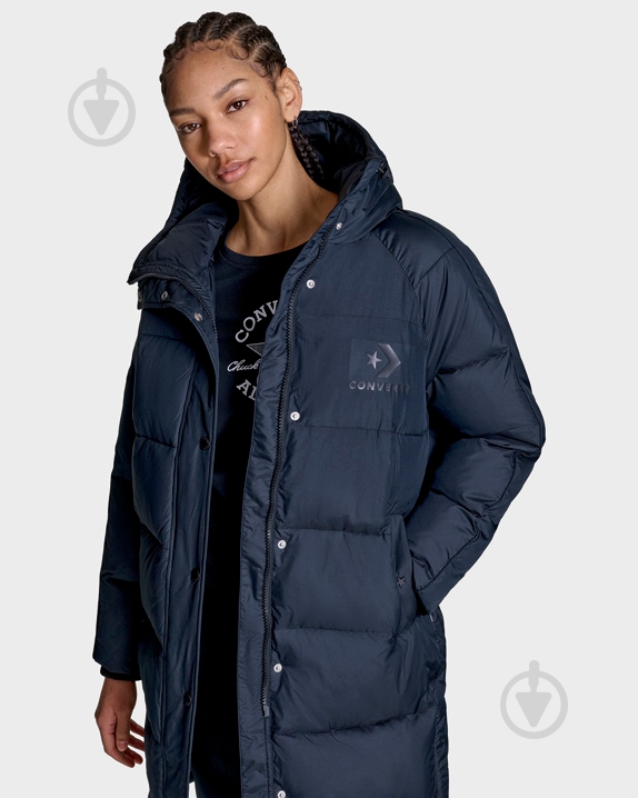 Куртка Converse QUILTED STADIUM PUFFER JACKET CVW5J004-BLK р.XS - фото 13