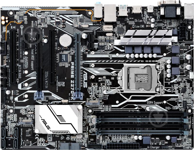 Материнская плата Asus PRIME_Z270-K (Socket 1151, Intel Z270, ATX) - фото 1