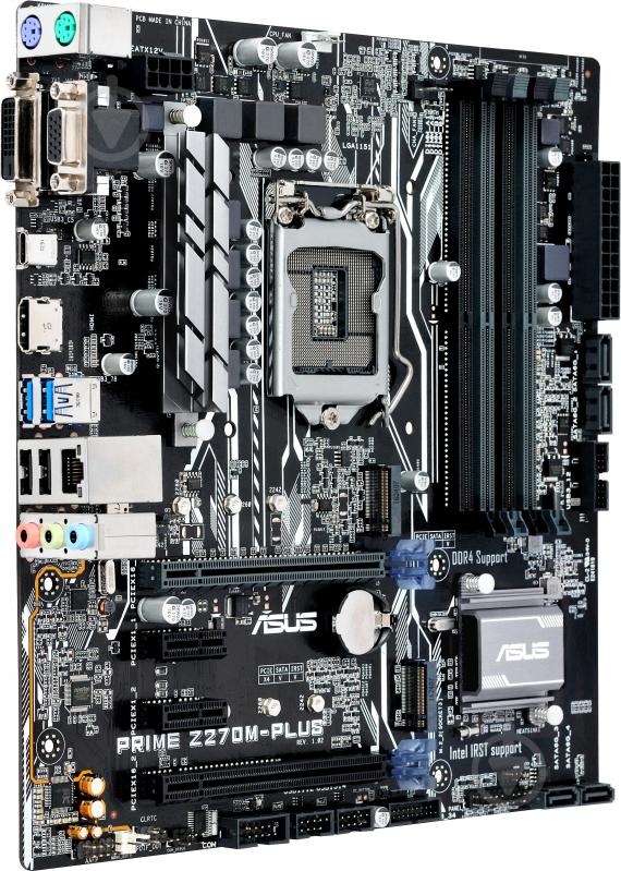 Материнська плата Asus PRIME_Z270M-PLUS (Socket 1151, Intel Z270, mirco ATX) - фото 2