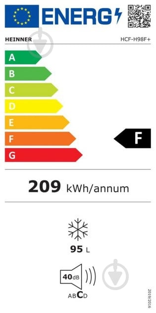 Морозильный ларь Heinner HCF-H98F+ - фото 6