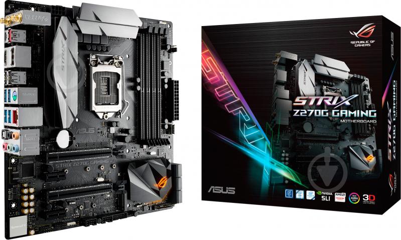 Материнская плата Asus STRIX_Z270G_GAMING (Socket 1151, Intel Z270, mirco ATX) - фото 6