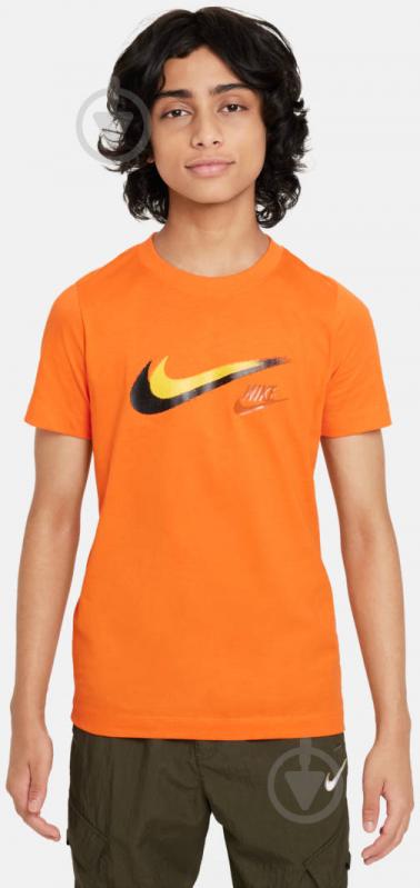 Футболка Nike B NSW SI SS TEE FZ4714-819 р.M оранжевый - фото 1