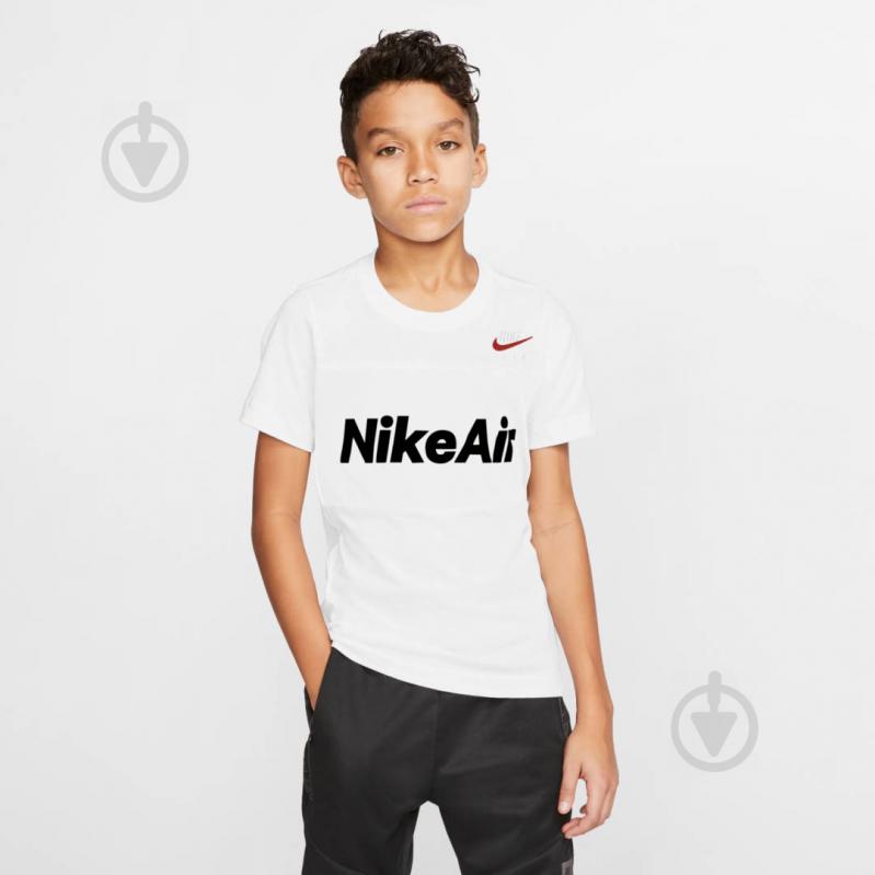 Футболка Nike B NSW AIR TEE SS CV2211-101 р.S белый - фото 4