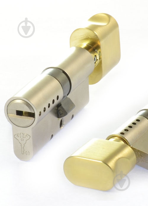 Цилиндр Mul-T-Lock MTL600 50x50 ключ-вороток 100 мм латунь - фото 1