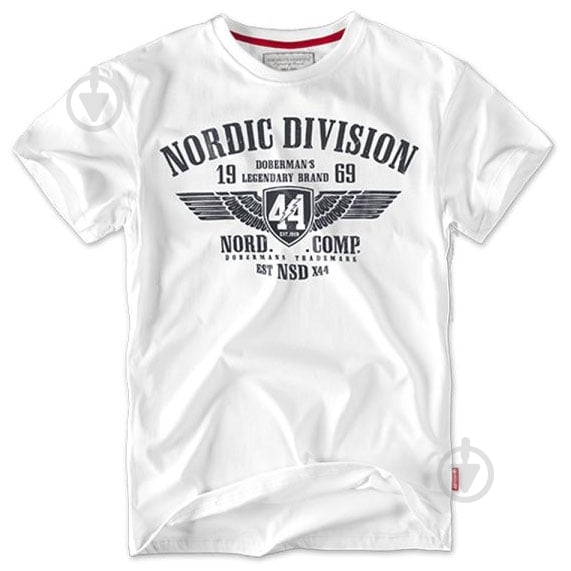 Футболка Dobermans Aggressive Nordic Division р. M белый - фото 1