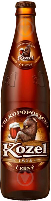 Пиво Velkopopovitsky Kozel темне фільтроване 3,7% 0,45 л - фото 1