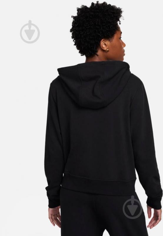 Джемпер Nike W NK ONE DF FZ HOODIE LBR FB5198-010 р.L черный - фото 2