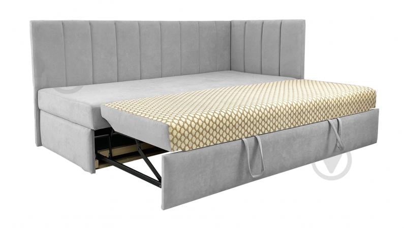 Диван прямой Кедр Виктория R светло-серый 1980x900x930 мм - фото 3 Диван прямой Кедр Виктория R светло-серый 1980x900x930 мм - фото 3