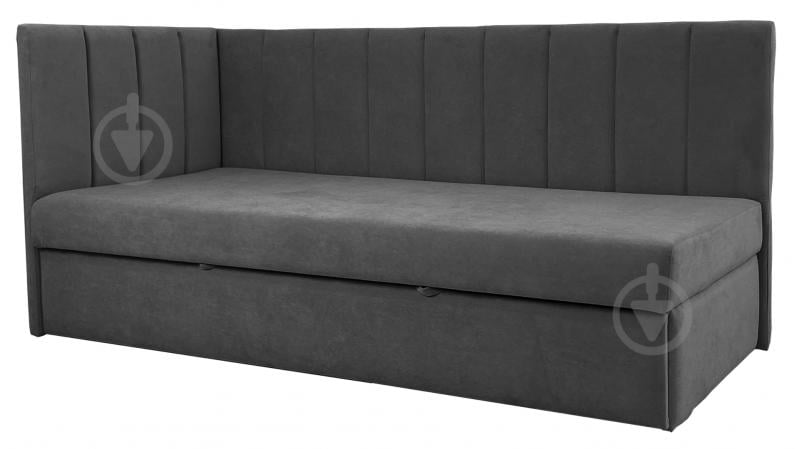 Диван прямой Кедр Виктория L графит 1980x900x930 мм - фото 2 Диван прямой Кедр Виктория L графит 1980x900x930 мм - фото 2